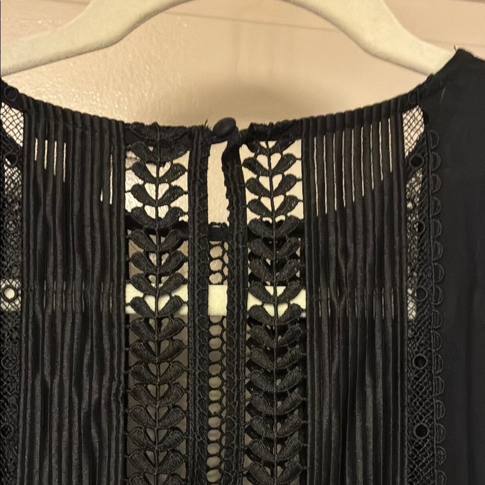 NWOT Banana Republic Black Tiered Maxi Dress Size XS - Picture 4 of 10